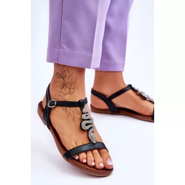  Dámské sandály S.BARSKI KV-5541-42 BLACK 