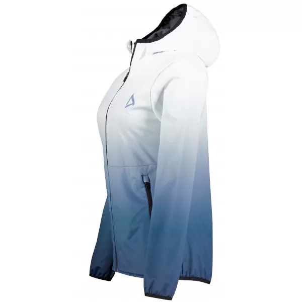  Dámská softshellová bunda premium ALTISPORT VOJ/ALW126JACK01 NÁMOŘNÍ MODRÁ/BÍLÁ 