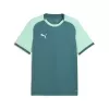 Pánské funkční triko PUMA TEAMLIGA26 MATCHDAY JERSEY 706544_43 EMERALD ICE/PUMA WHITE