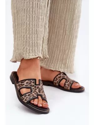 Dámské pantofle ZAZOO 40383 BEIGE
