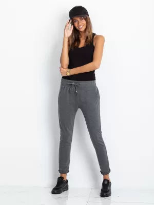 Dámské tepláky BASIC FEEL GOOD RV-DR-3698.09X DARK GREY