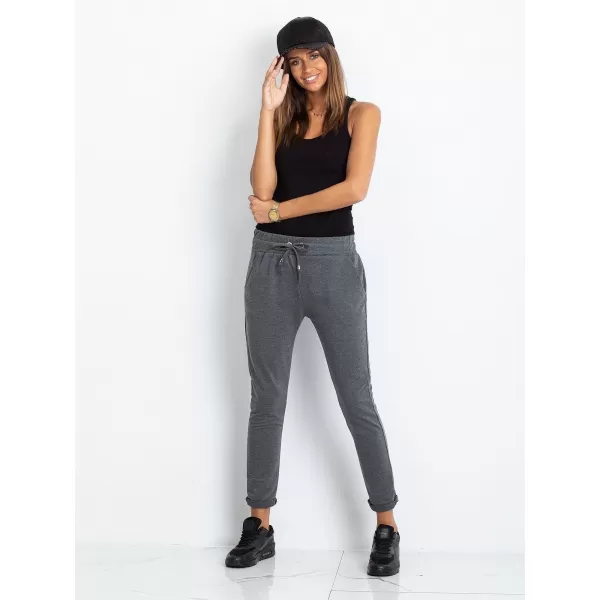  Dámské tepláky BASIC FEEL GOOD RV-DR-3698.09X DARK GREY 