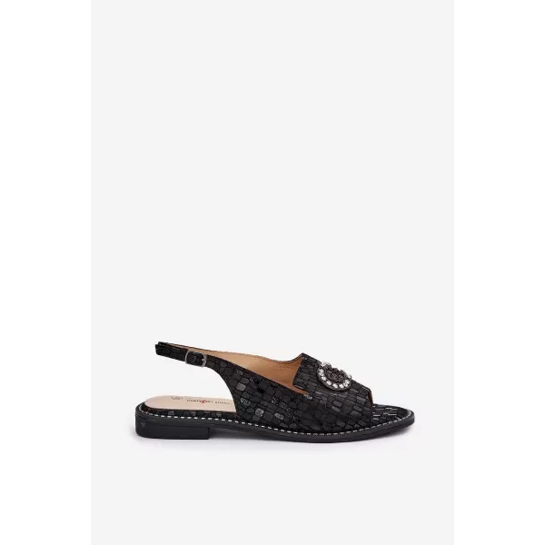  Dámské sandály S.BARSKI KV51-096 BLACK 