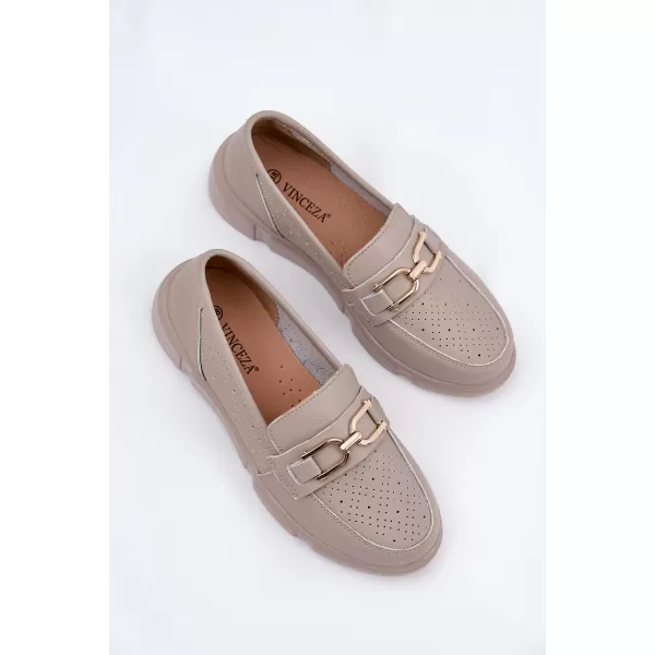  Dámské mokasíny VINCEZA 88007 BEIGE 