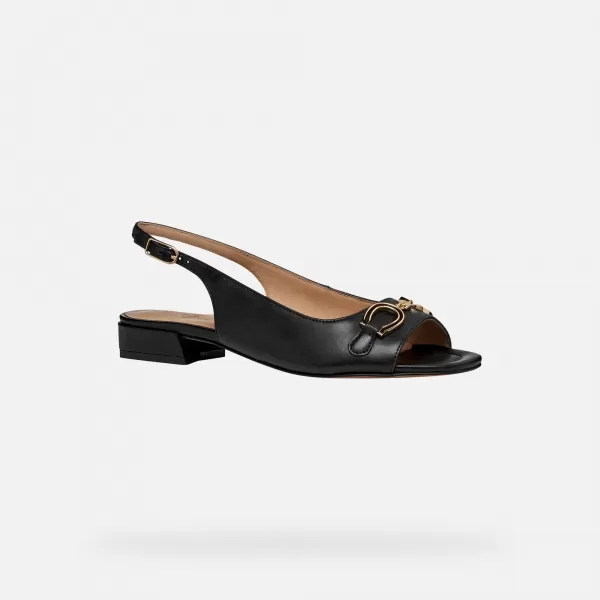  Dámské sandály GEOX NEW ERAKLIA 15 G012993 ČERNÁ 