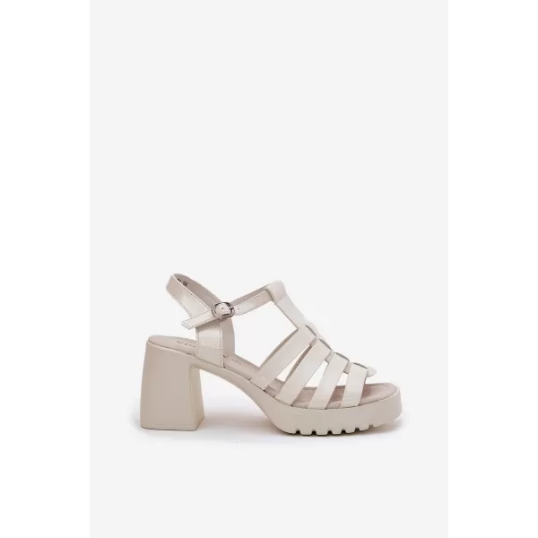  Dámské sandály VINCEZA 66621 BEIGE 