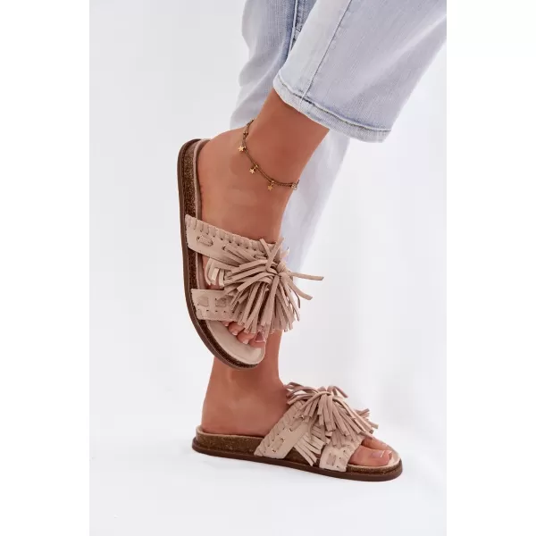  Dámské pantofle BOTO GLORINNA 41498 BEIGE 