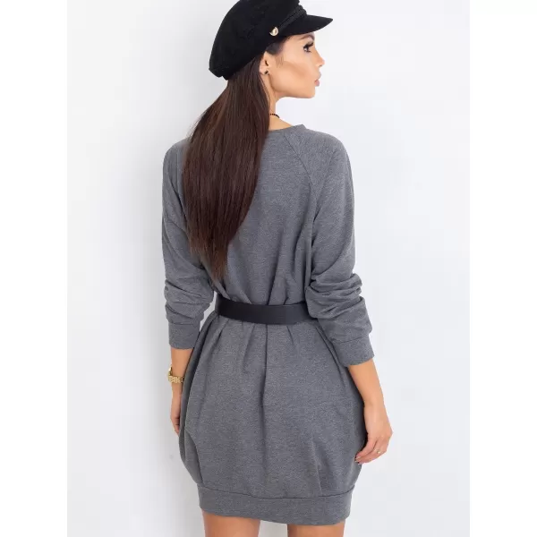  Dámské šaty BASIC FEEL GOOD RV-TU-5184.93P DARK GREY 