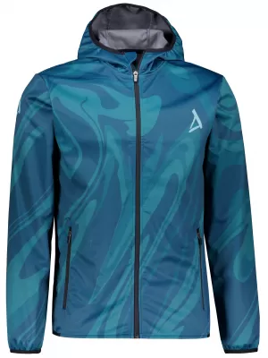 Pánská softshellová bunda premium ALTISPORT VOJ/ALM072JACK01 PETROLEJOVÁ