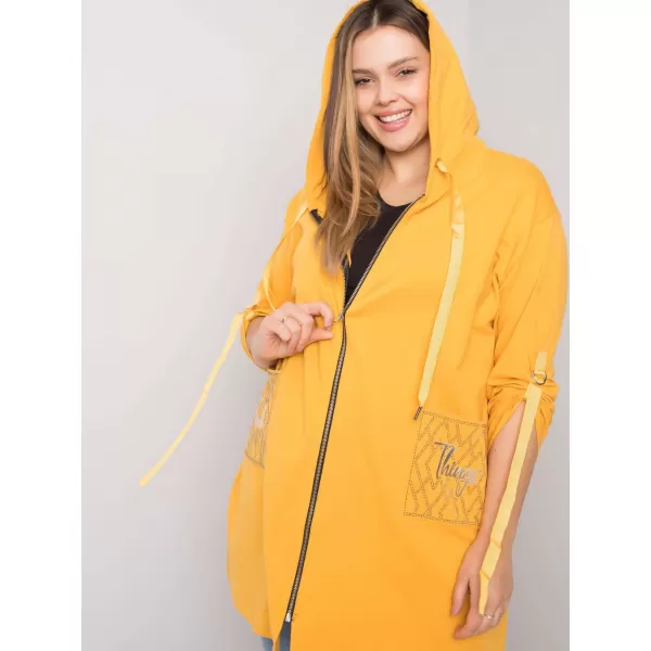  Dámská mikina RELEVANCE RV-BL-6795.84 DARK YELLOW 