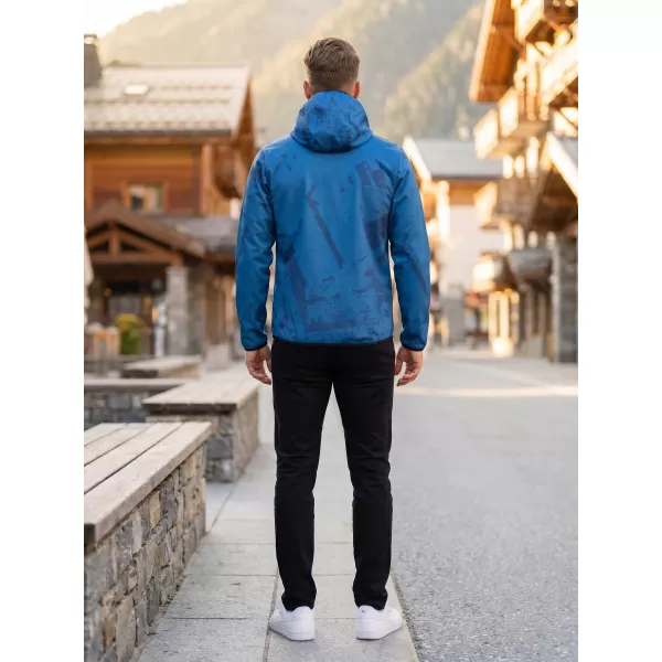  Pánská softshellová bunda premium ALTISPORT VOJ/ALM079JACK01 MODRÁ 