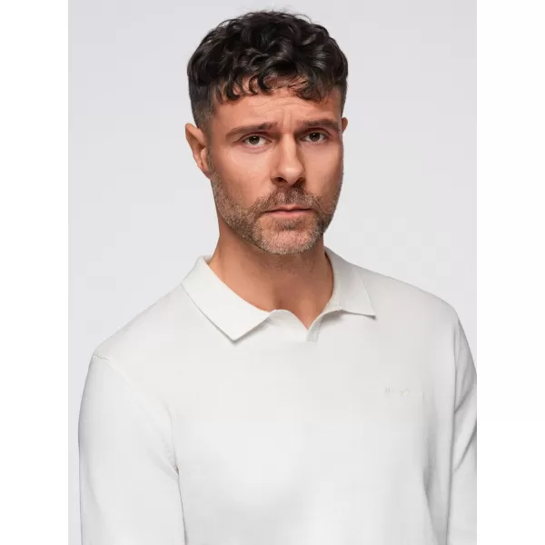  Pánský svetr OMBRE OM-POLS-0140 WHITE 