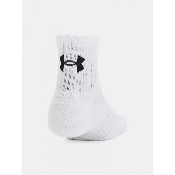  Ponožky UNDER ARMOUR UNISEX UA TC QTR (3 PÁRY) 1386372-100 BÍLÁ 