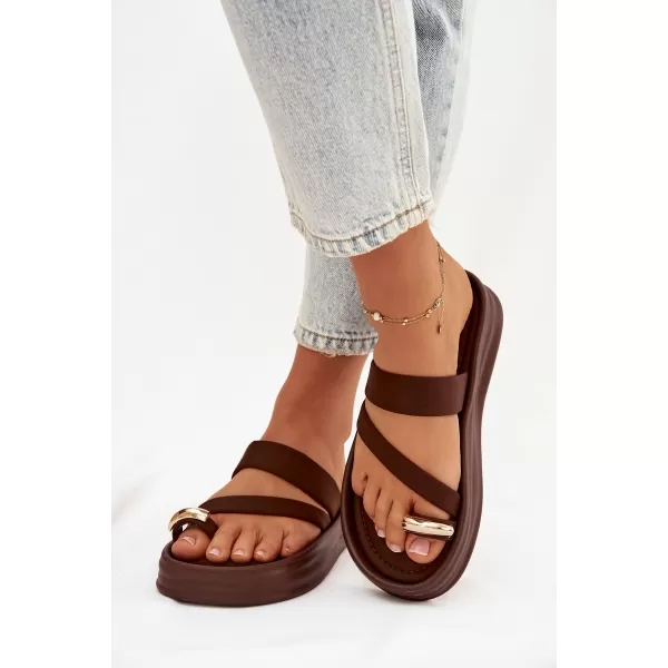  Dámské pantofle BOTO FARIELLE 41284 BROWN 