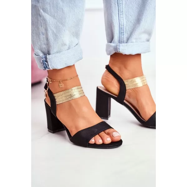  Dámské sandály S.BARSKI ENJOY BLACK 