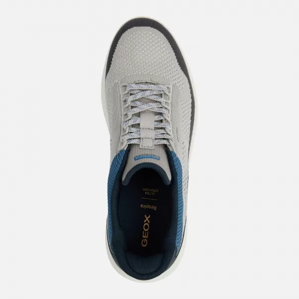  Pánské tenisky GEOX SPHERICA PLUS FAST IN G014664 ŠEDÁ 