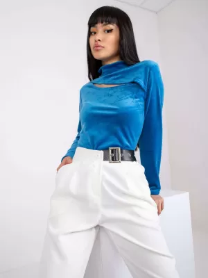 Dámská halenka ITALY MODA DHJ-BZ-6561.09P DARK BLUE