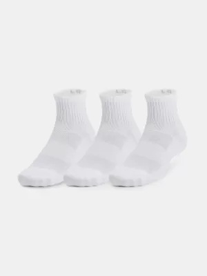 Ponožky UNDER ARMOUR UNISEX UA TC QTR (3 PÁRY) 1386372-100 BÍLÁ