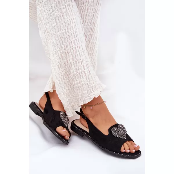  Dámské sandály S.BARSKI KV27-018 BLACK 