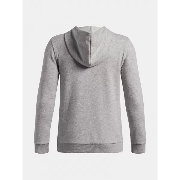  Chlapecká mikina UNDER ARMOUR UA RIVAL LW 1/4 ZIP HOODIE 6009316-011 ŠEDÁ 