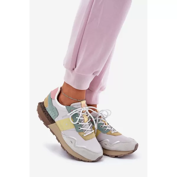  Dámské boty BIG STAR RR274244 YELLOW/GREY 
