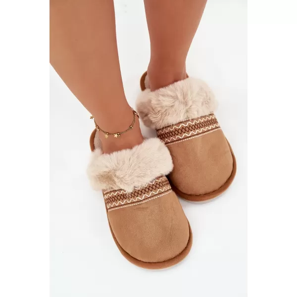  Dámské pantofle BOTO DEVIANNE 40782 BROWN 