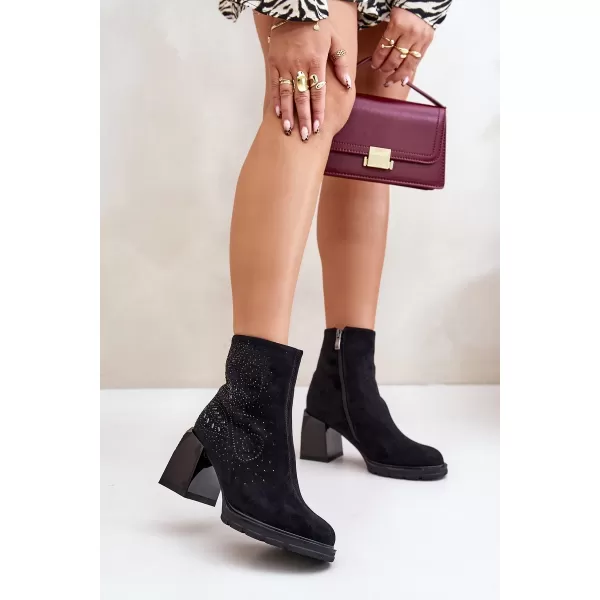  Dámské boty D&A MR880-130 BLACK 