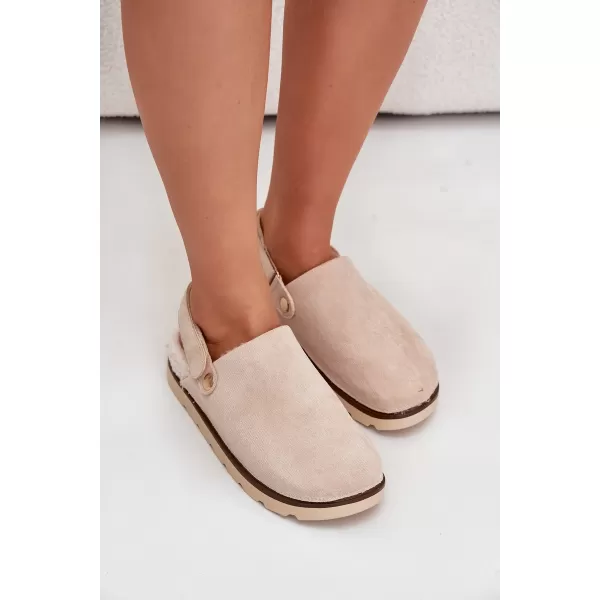  Dámské pantofle BOTO LINNEOLA 34719 BEIGE 