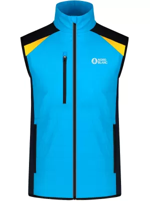 Pánská sportovní vesta NORDBLANC CREVICE NBWJM8331 ZÁŘIVĚ MODRÁ