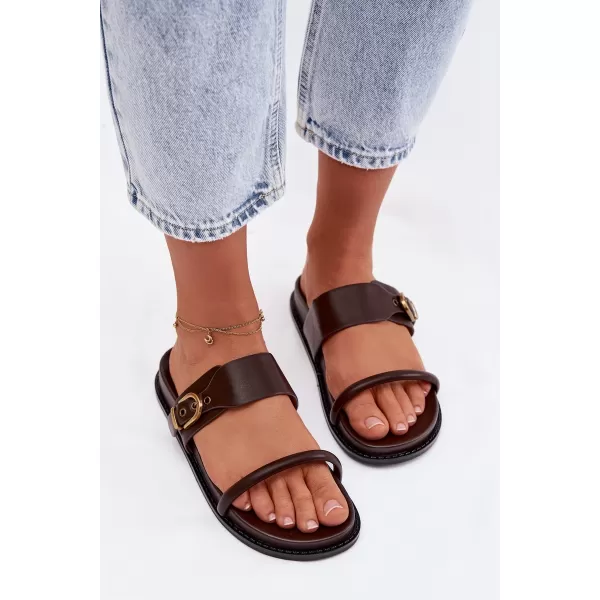  Dámské pantofle BOTO SARILISSE 41610 BROWN 
