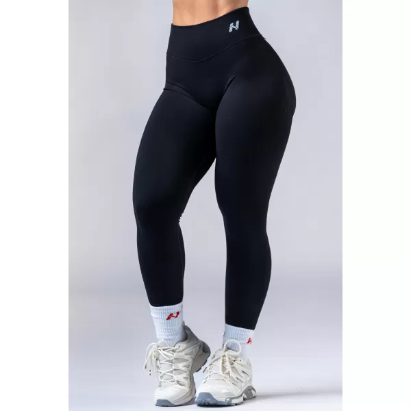  NEBBIA High-waist push-up legíny POWER 888 BLACK 
