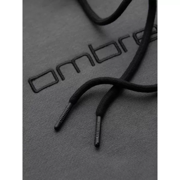  Pánská mikina OMBRE OM-SSNZ-0241 GRAPHITE 