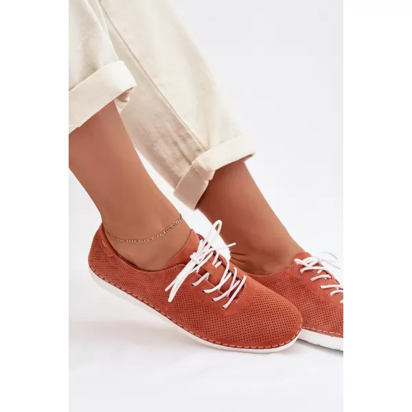  Dámské boty S.BARSKI LR61-7080 ORANGE 