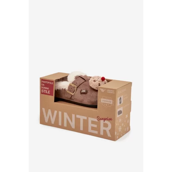  Dámské pantofle BOTO THALORA 40800 BROWN 