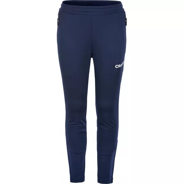  Dětské tréninkové kalhoty CRAFT TW Evolve 2.0 Pants Jr NÁMOŘNÍ MODRÁ 