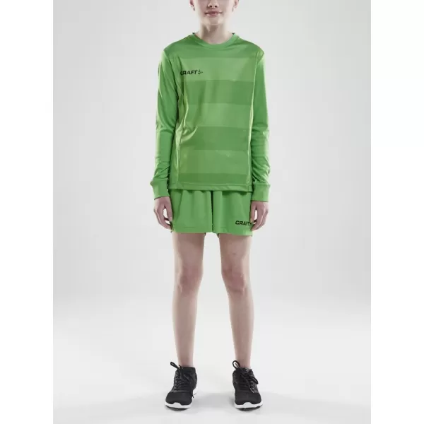  Dětské brankářské šortky CRAFT TW Squad Go GK Shorts Jr ŘEMESLNÁ ZELENÁ 