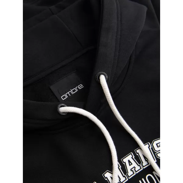  Pánská mikina OMBRE B1714 BLACK 