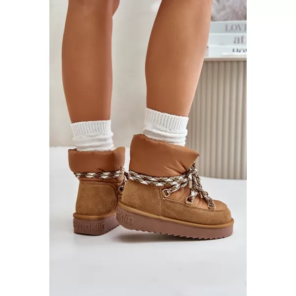  Dámské sněhule D.FRANKLIN DFSH375003 TAN 
