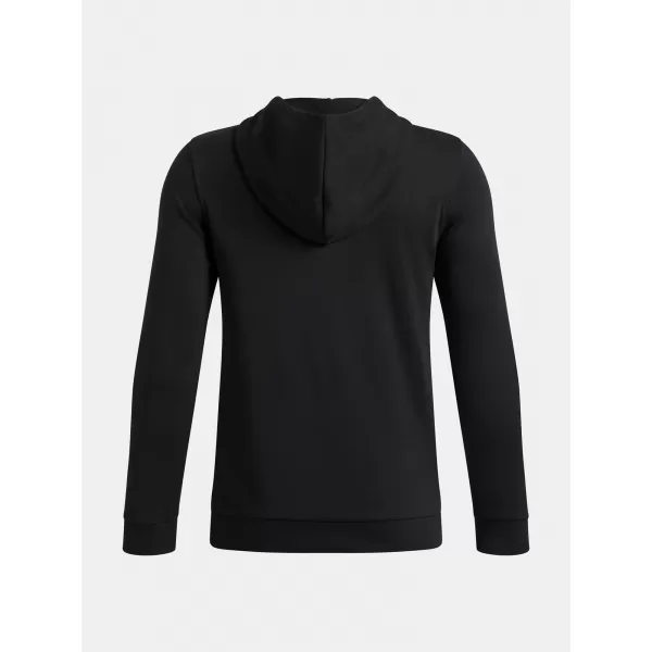  Chlapecká mikina UNDER ARMOUR RIVAL LW 1/4 ZIP HOODIE 6009316-001 ČERNÁ 