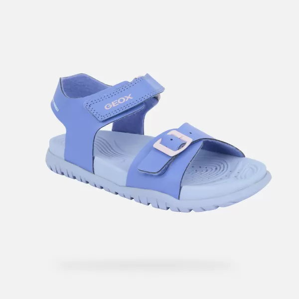 Dívčí sandály GEOX FUSBETTO J35HQA000BCC8039 FIALOVÁ 