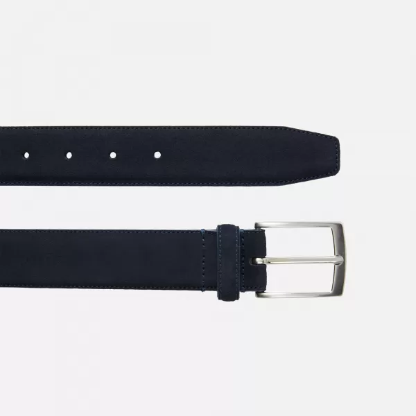  Pánský pásek GEOX  G011352 TMAVĚ MODRÁ 
