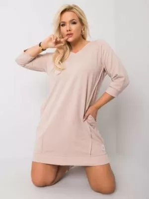 Dámské šaty RELEVANCE RV-SK-6847.59P BEIGE