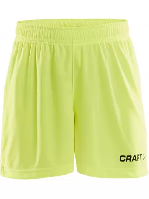 Dětské brankářské šortky CRAFT TW Squad Go GK Shorts Jr FLUO