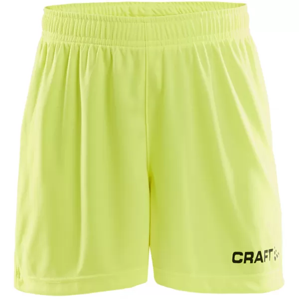  Dětské brankářské šortky CRAFT TW Squad Go GK Shorts Jr FLUO 