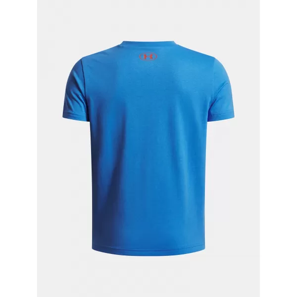  Chlapecké triko UNDER ARMOUR UA B BOXED SPORTS UPDATE SS 1388672-402 MODRÁ 