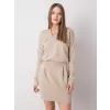 Dámské šaty RUE PARIS RV-SK-6037.18X BEIGE