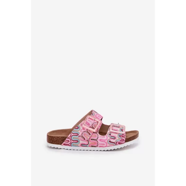  Dámské pantofle S.BARSKI RB51-006 PINK 