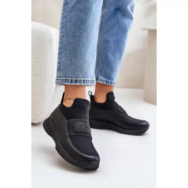  Dámské boty na platformě ARTIKER 55C0035 BLACK 