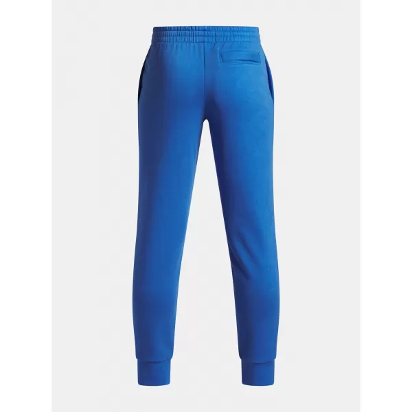  Chlapecké tepláky UNDER ARMOUR UA RIVAL FLEECE JOGGERS 1379787-402 MODRÁ 