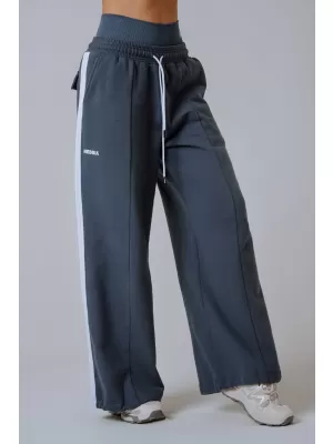 NEBBIA Oversized tepláky POWER 896 GREY